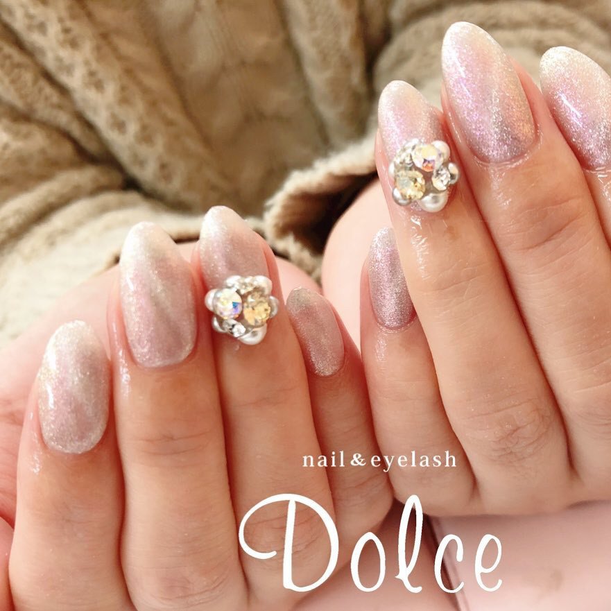 春 夏 オールシーズン ハンド シンプル Nail Eyelash Dolce 久留米花畑店のネイルデザイン No ネイルブック