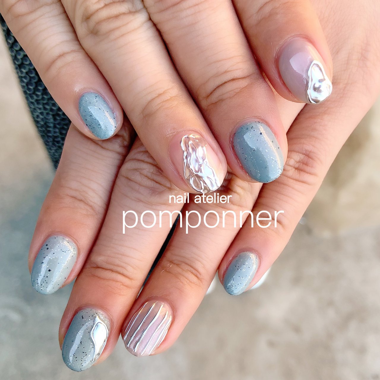 春 夏 海 リゾート シンプル Nailatelier Pomponner ネイルアトリエ ポンポネのネイルデザイン No ネイル ブック