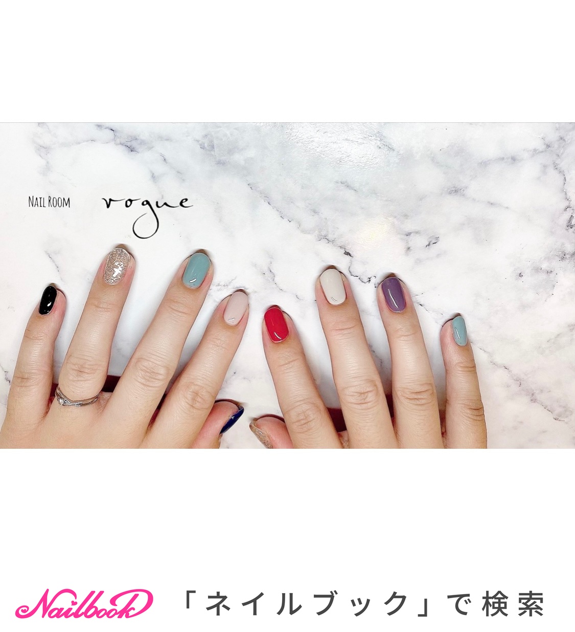vogueのネイルデザイン[No.6217442]｜ネイルブック