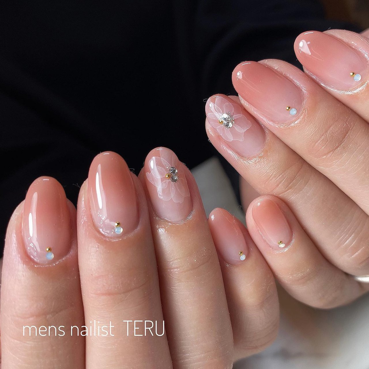 春 夏 ハンド 大阪北堀江nail Salon Eternalメンズネイリストteruのネイルデザイン No ネイルブック