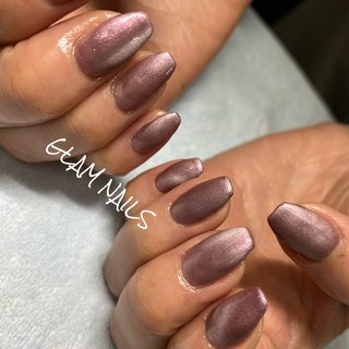 モーブマグネットのネイルデザイン ネイルブック