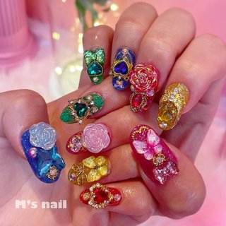 22年 新着順 ネオンカラー プリキュアネイルのネイルデザイン ネイルブック