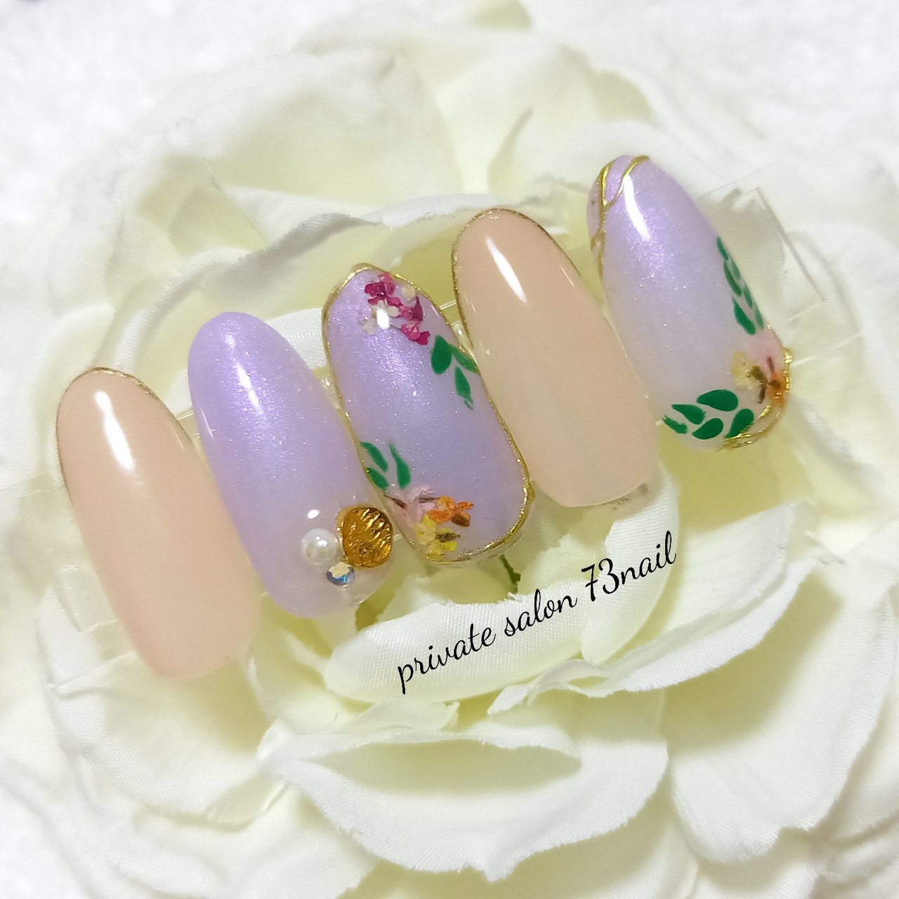 オールシーズン オフィス デート ハンド シンプル 73nailのネイルデザイン No ネイルブック