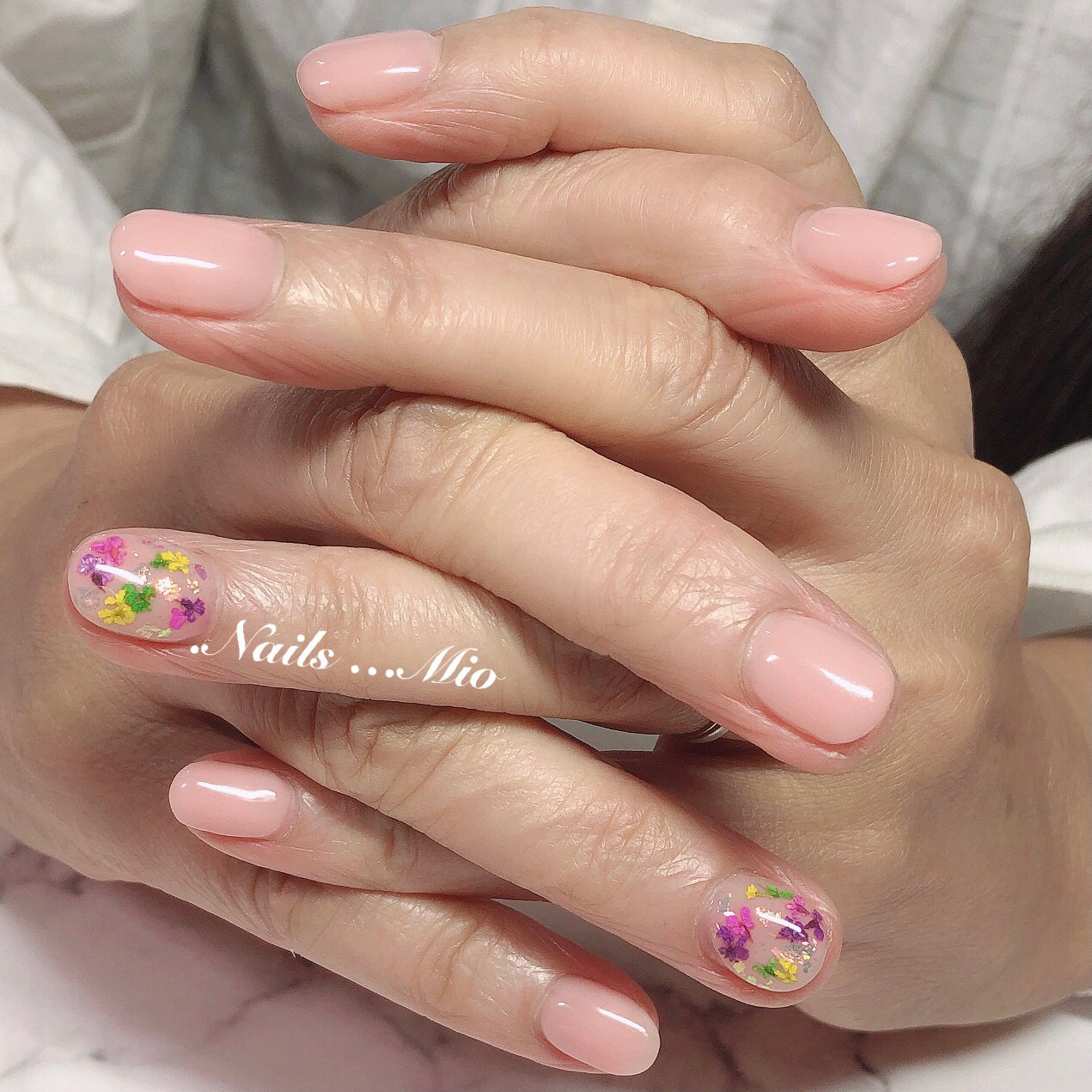 オールシーズン 梅雨 デート 女子会 ハンド Aroma Nails Mioのネイルデザイン No ネイルブック