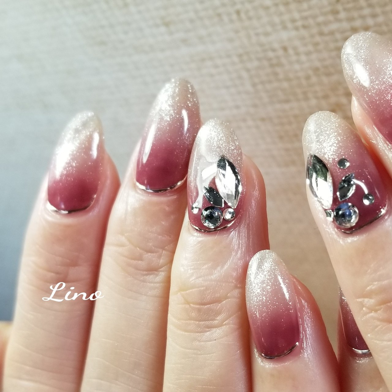 オールシーズン ハンド グラデーション スカルプチュア Nail Linoのネイルデザイン No ネイルブック