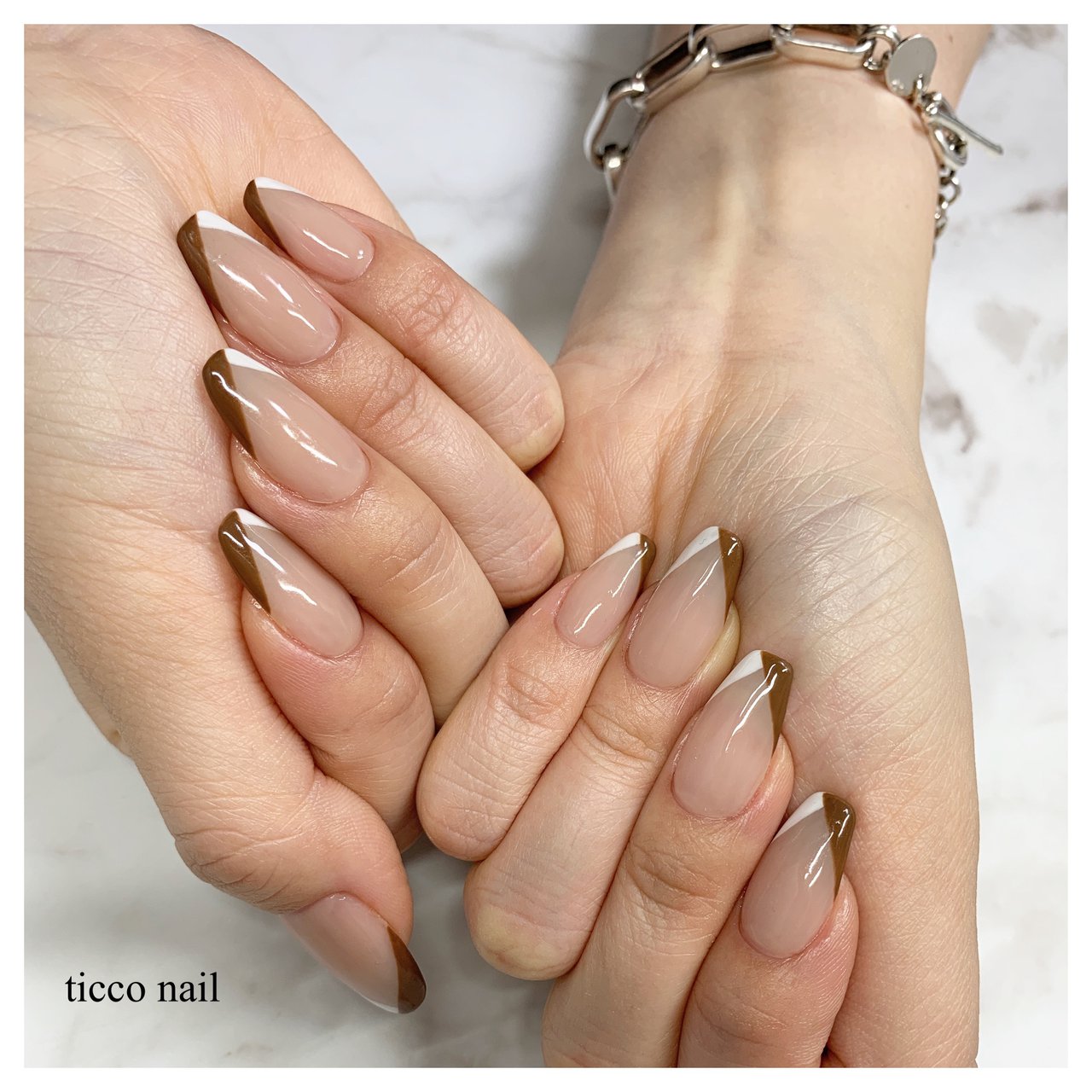 春 夏 オールシーズン ハンド シンプル Ticco Nailのネイルデザイン No ネイルブック