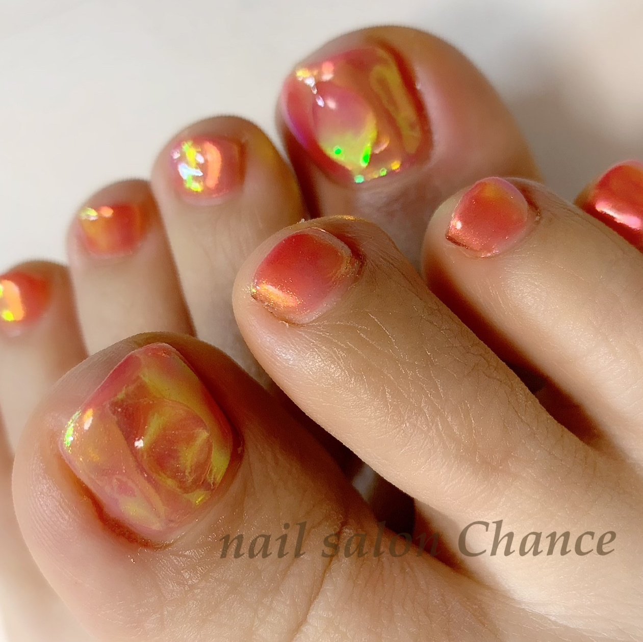 春 夏 海 オフィス フット Nailsalonchanceのネイルデザイン No ネイルブック