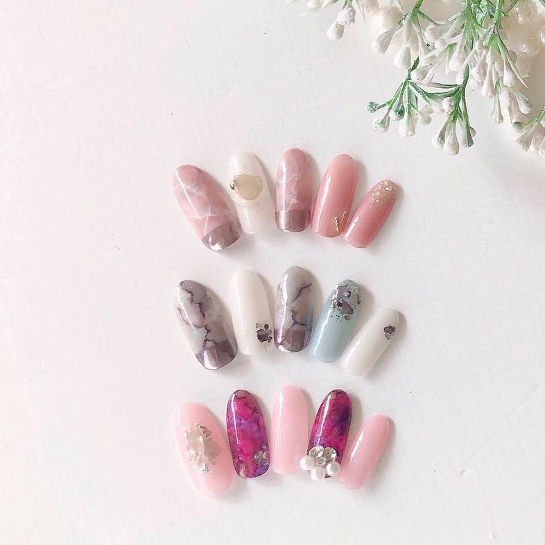 春 オフィス 女子会 ハンド シンプル シュペーブ のネイルデザイン No ネイルブック