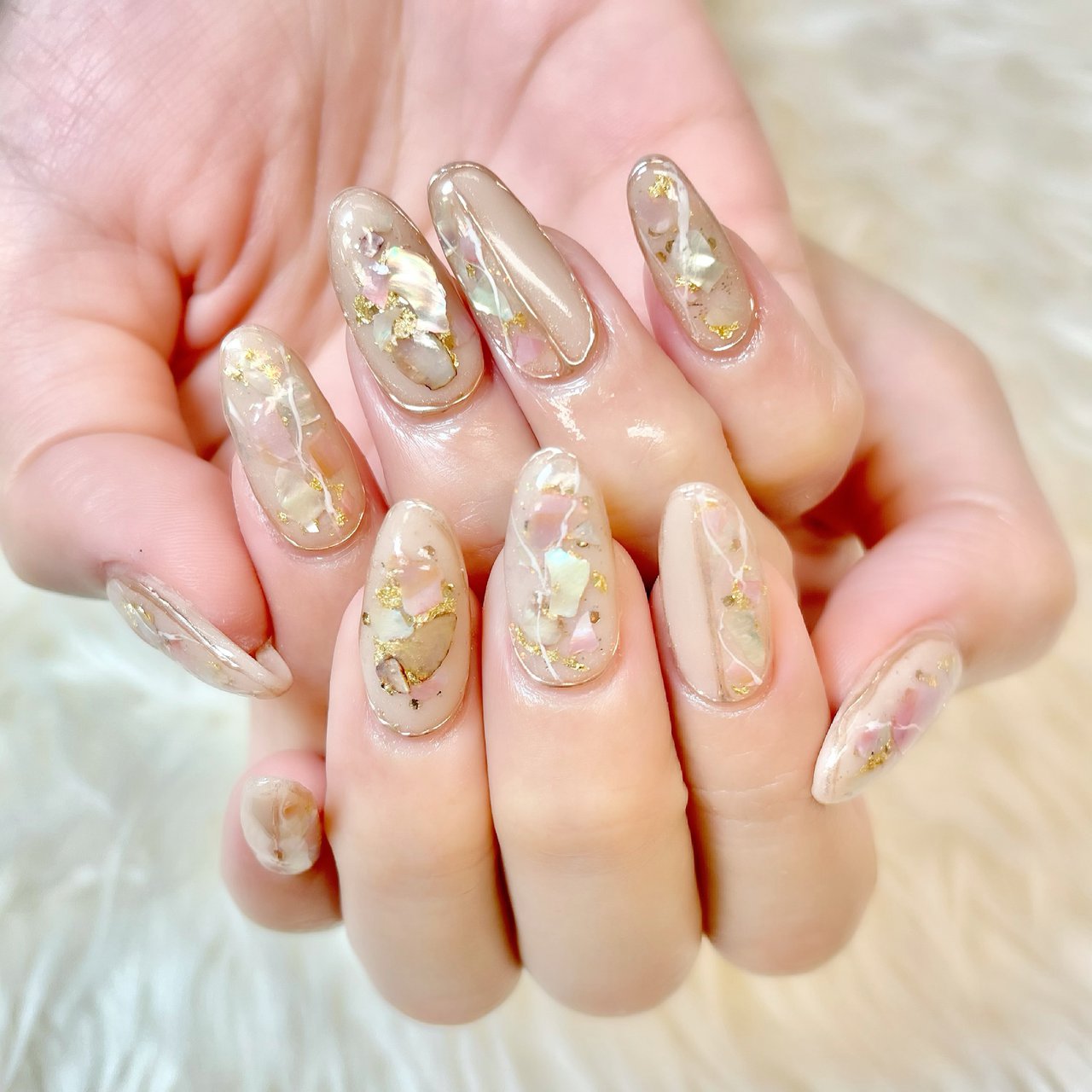 春 秋 デート 女子会 ハンド My Nailのネイルデザイン No ネイルブック