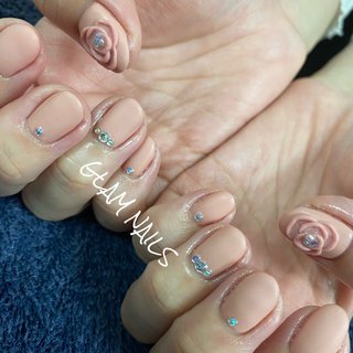 おすすめ順 春 ベージュマットのネイルデザイン ネイルブック