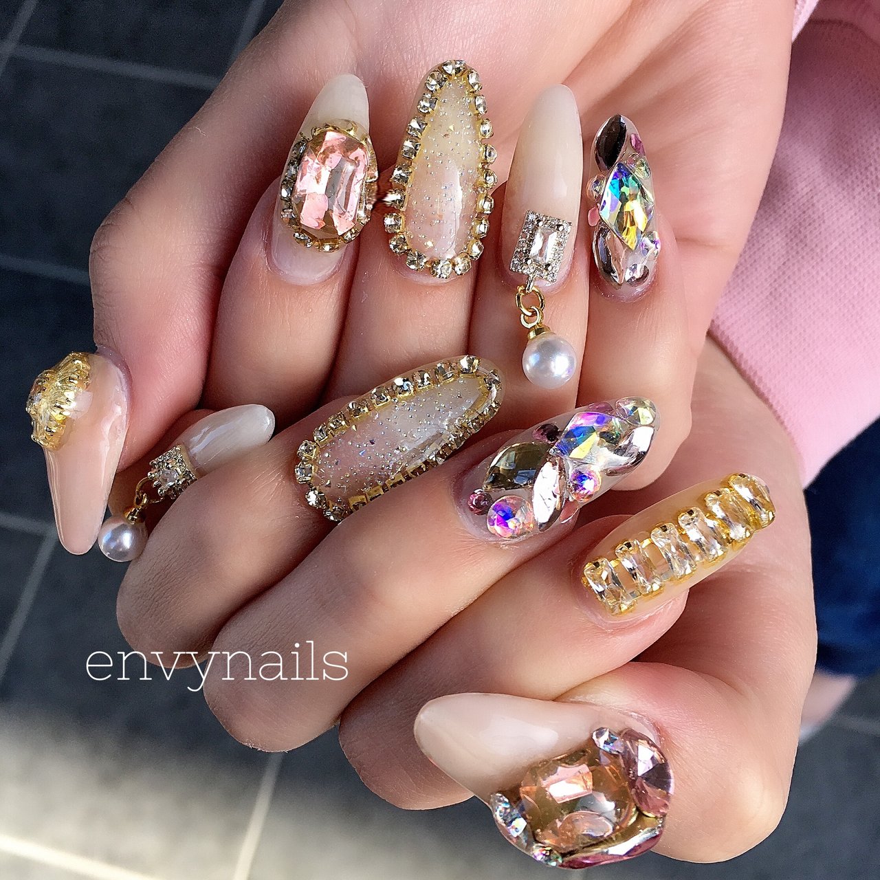 春 オールシーズン パーティー デート ハンド Envynailsのネイルデザイン No ネイルブック