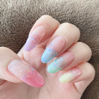 春/入学式/女子会/ハンド/フレンチ - felice_nailのネイルデザイン[No