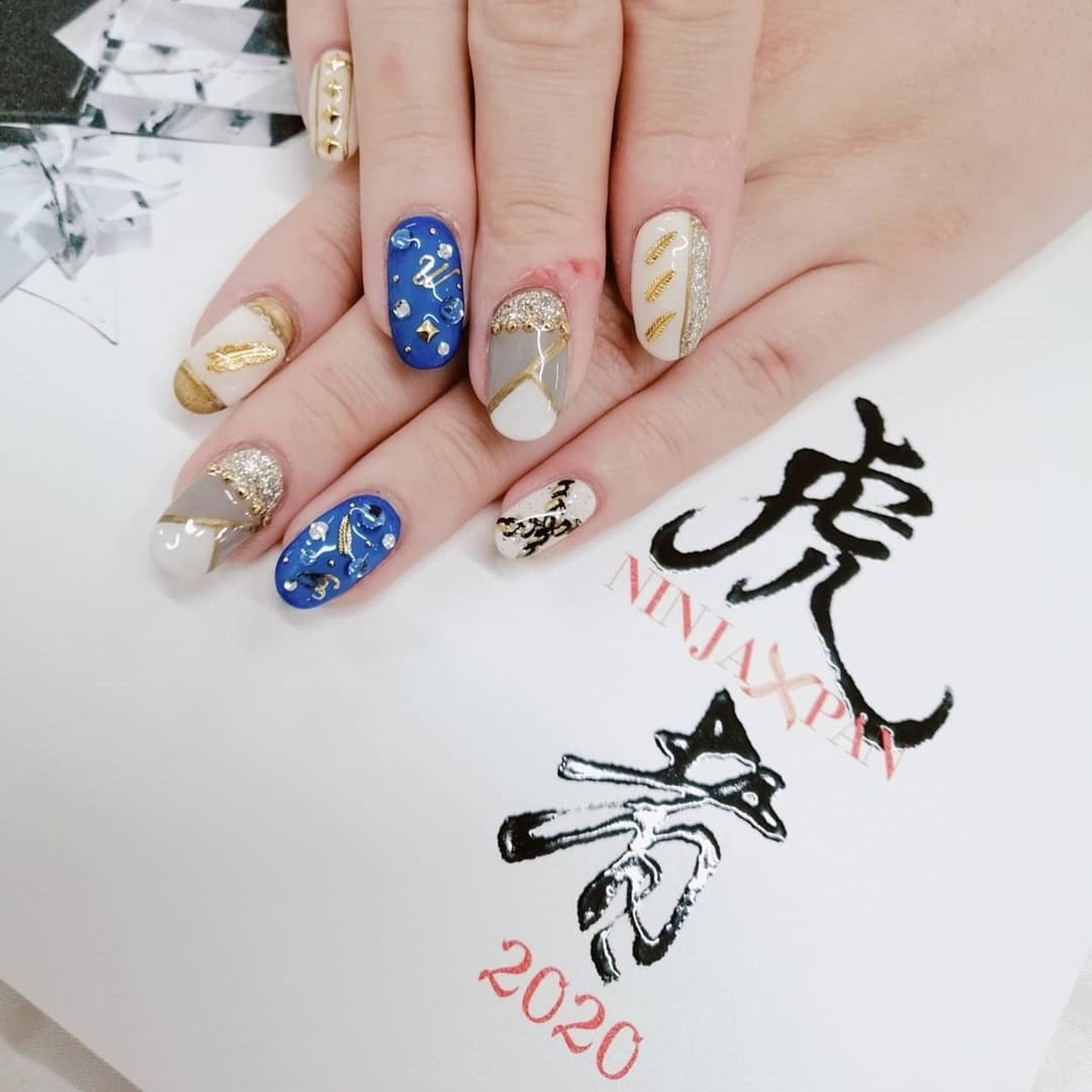 ハンド/ワンカラー/痛ネイル/キャラクター/3D - j.nails19のネイル ...