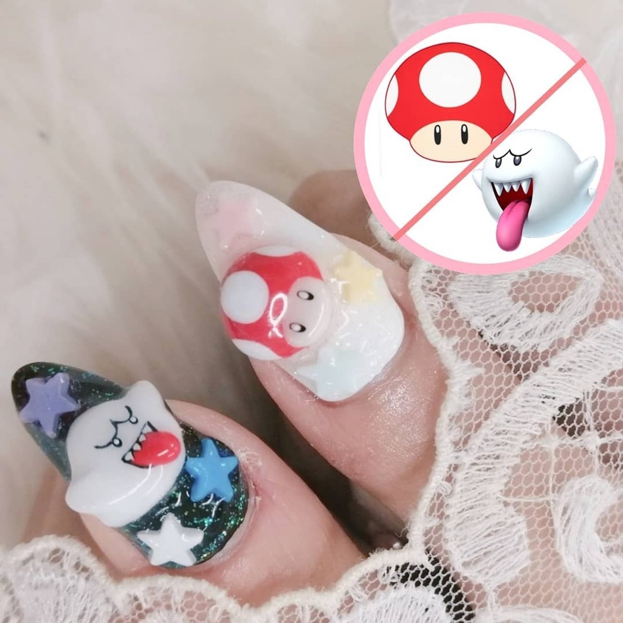 ハンド/ワンカラー/痛ネイル/キャラクター/3D - j.nails19のネイルデザイン[No.6234919]｜ネイルブック