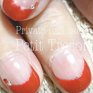 冬 お正月 赤のネイルデザイン ネイルブック