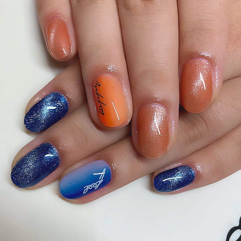 春 夏 ハンド グラデーション マグネット Misato Kのネイルデザイン No ネイルブック