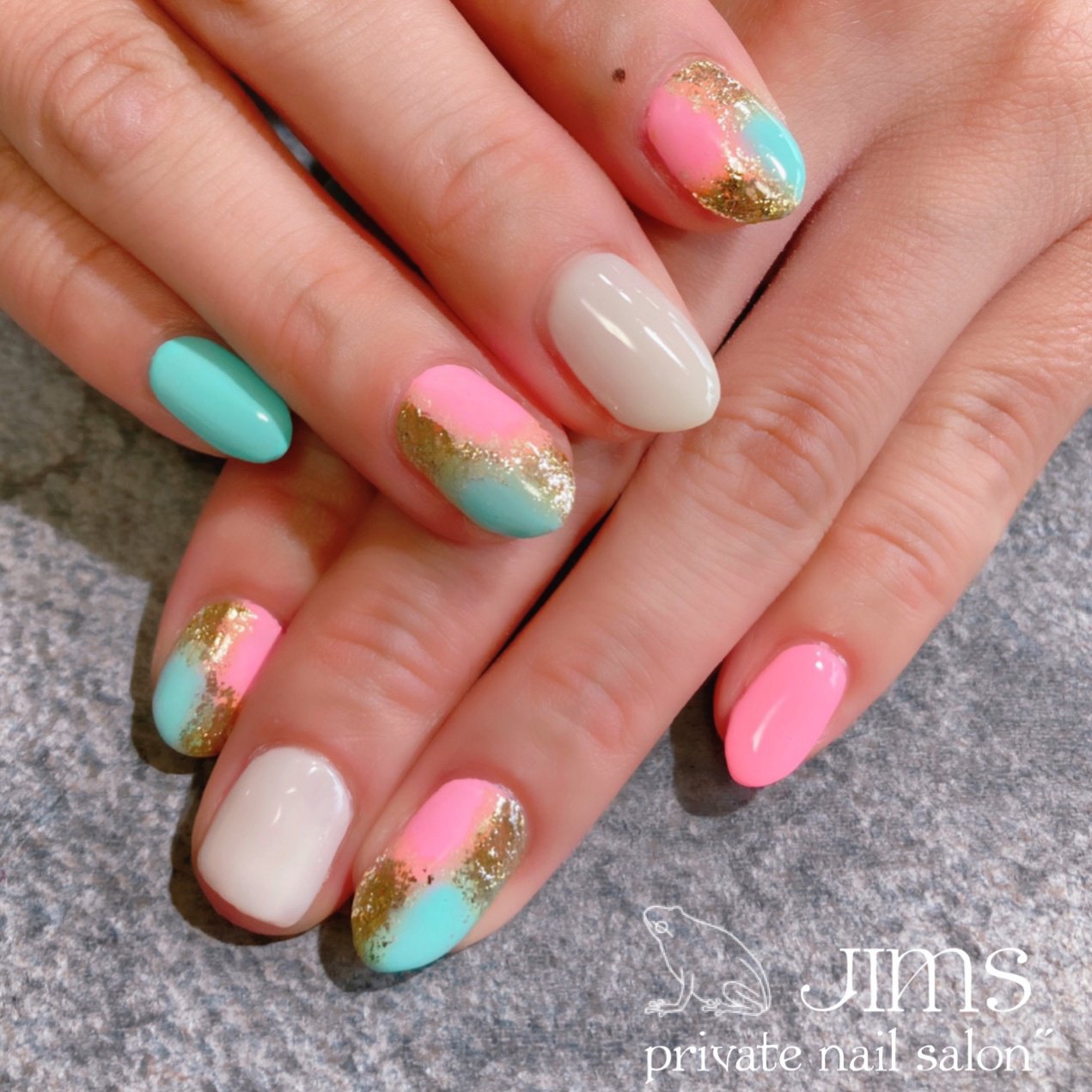 春 夏 オールシーズン バレンタイン ハンド Nail Salon Jimsのネイルデザイン No ネイルブック