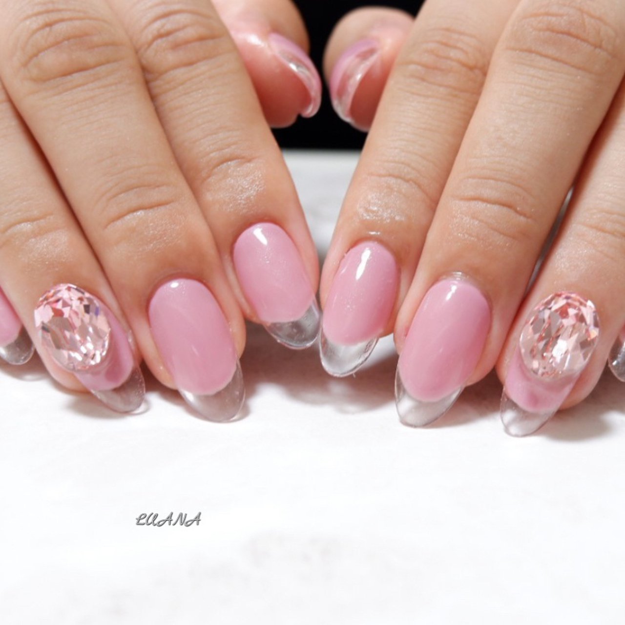 ピンク 紫音のネイルデザイン No ネイルブック