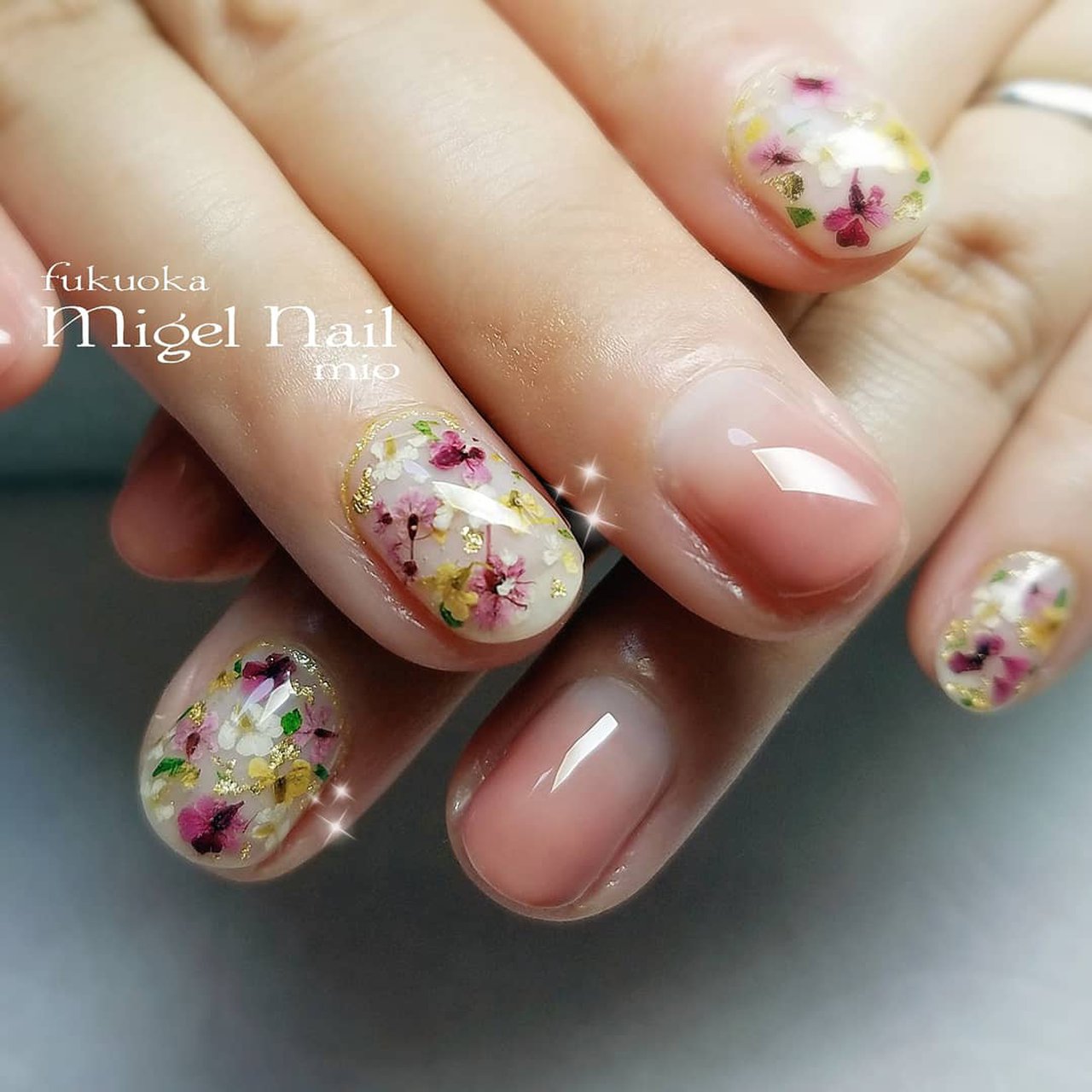 春 オフィス ブライダル パーティー ハンド Migel Nailのネイルデザイン No ネイルブック