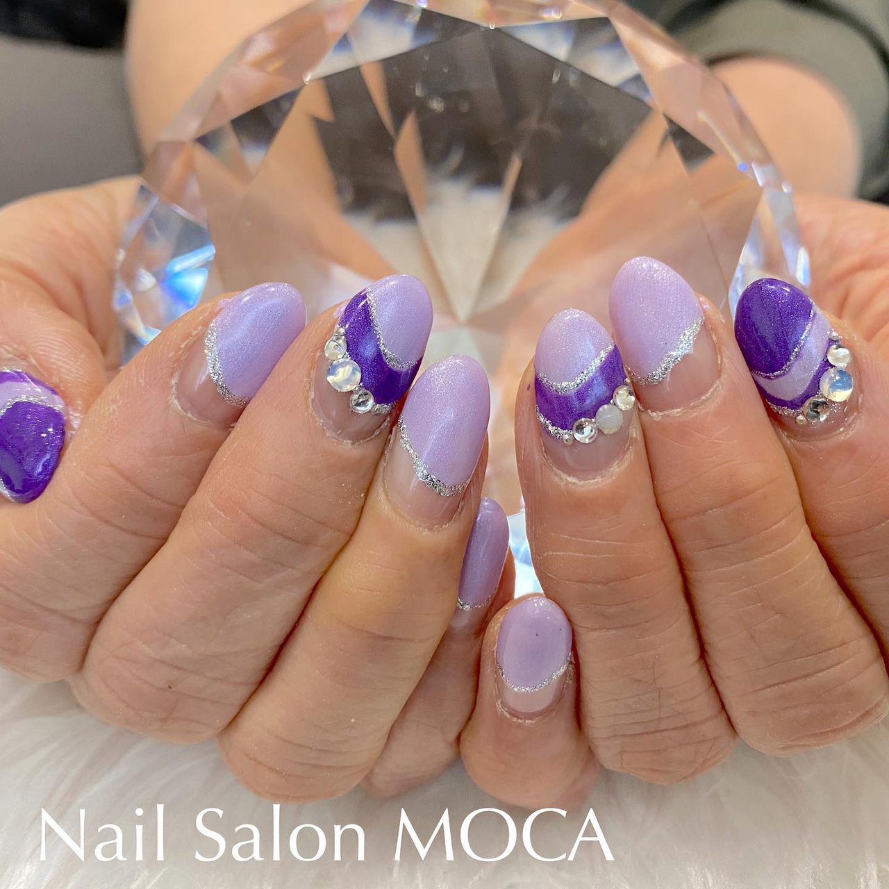 オールシーズン パーティー デート 女子会 ハンド Nail Salon Mocaのネイルデザイン No ネイルブック