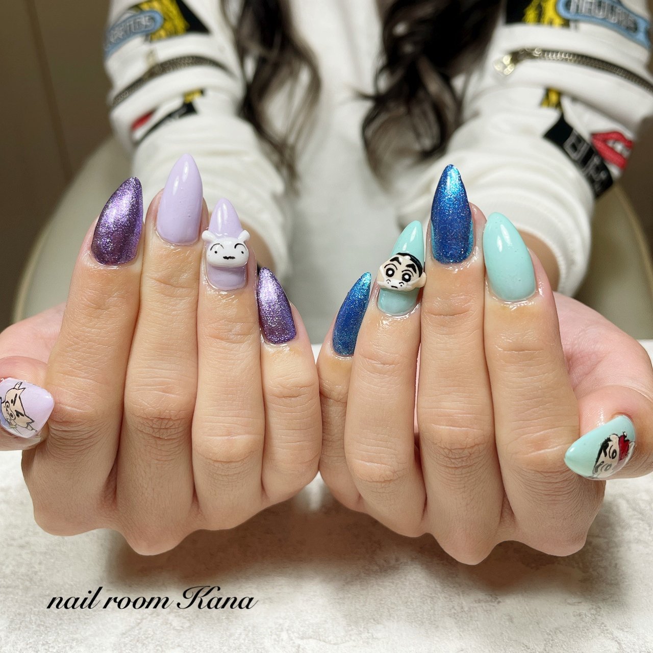 オールシーズン ハンド キャラクター 3d ロング Nail Room Kanaのネイルデザイン No ネイルブック