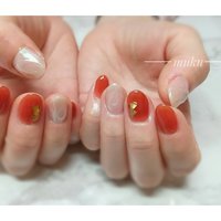 テラコッタのネイルデザイン ネイルブック