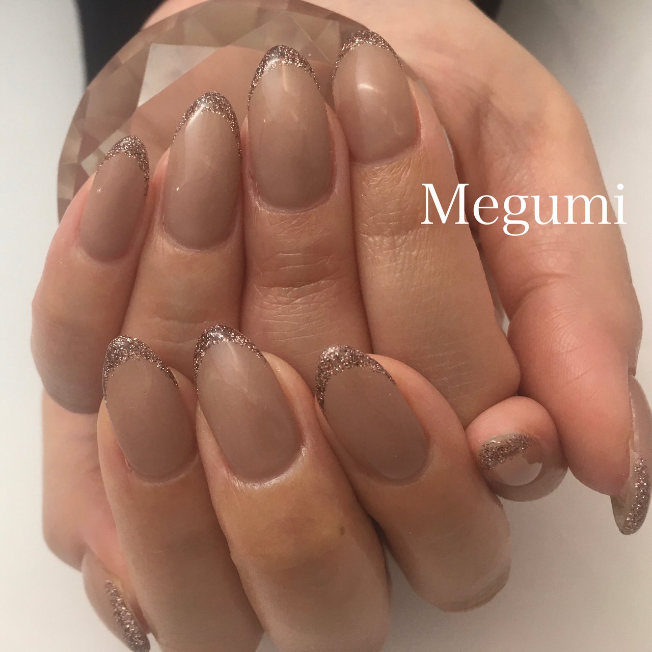 ベージュ グレージュ Meguminailのネイルデザイン No ネイルブック