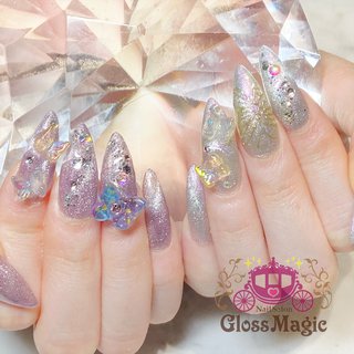 #お客様デザイン #オーダーデザイン　#パーツ　#ちょうちょネイル #マグネット #マグネットネイル #スカルプ　#GELX #120分

税込6930円　オフ別 #春 #夏 #オールシーズン #ハンド #3D #デコ #ミディアム #ホワイト #パープル #シルバー #スカルプチュア #お客様 #YUN 💅 #ネイルブック
