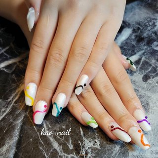 人気順 レッド イエロー Instagram Kao Nail のネイルデザイン ネイルブック