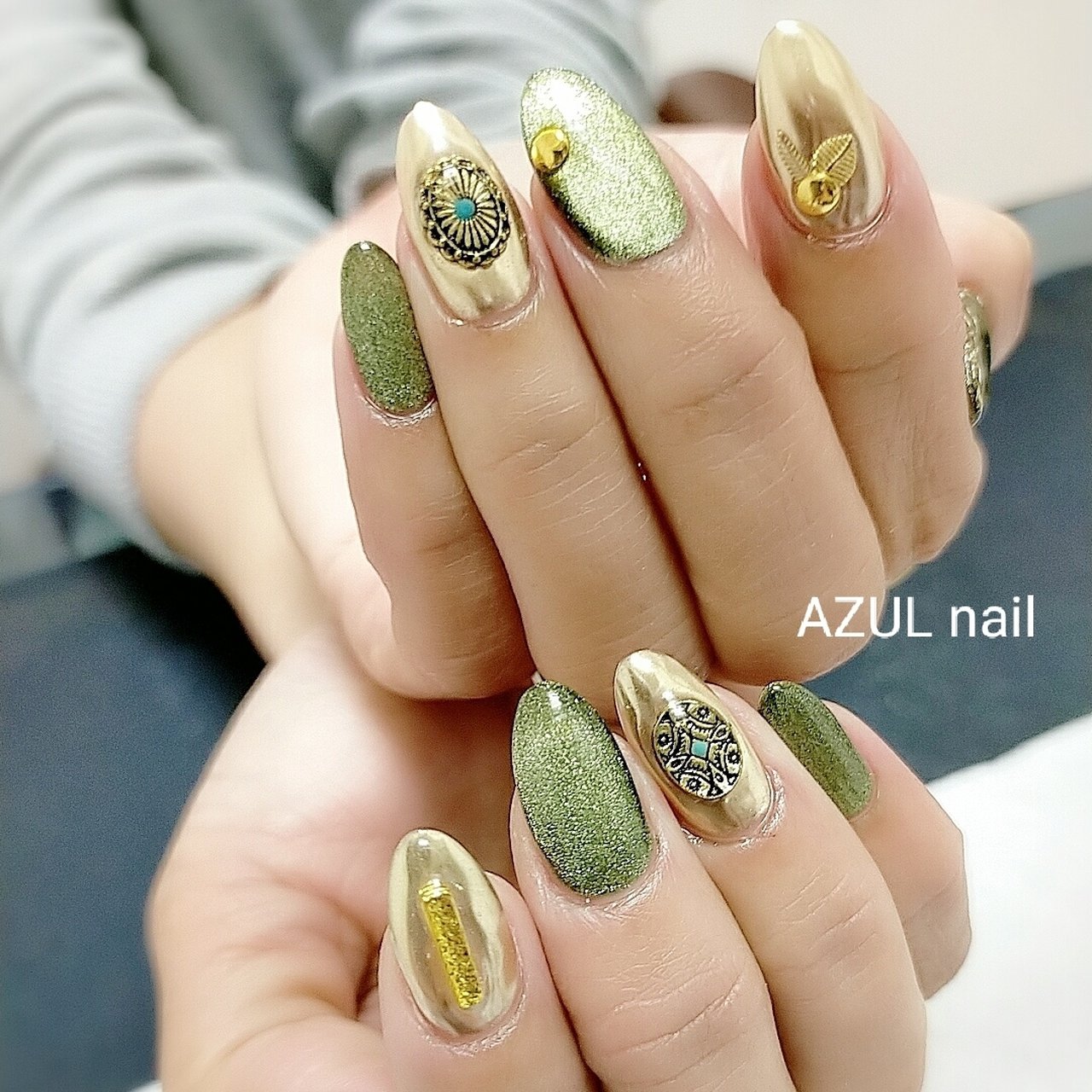 春 夏 オールシーズン ハンド ワンカラー Azul Nailsalon 京成小岩のネイルデザイン No ネイルブック