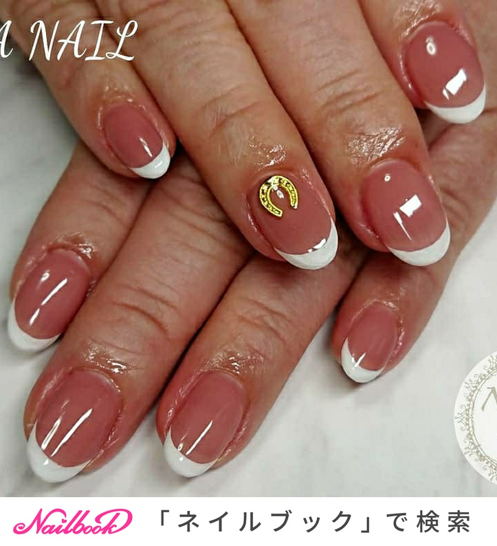 エルメス風ネイルのネイルデザイン ネイルブック