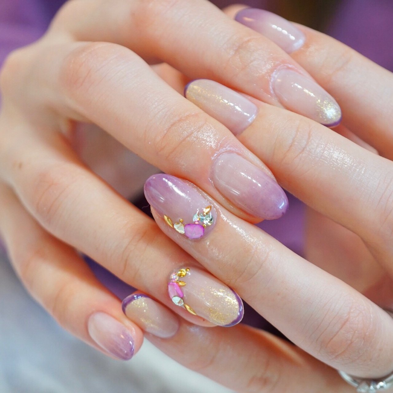 オールシーズン ライブ パーティー 女子会 ハンド Private Nail Salon Shiroのネイルデザイン No ネイルブック