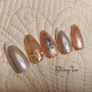 人気順 ユニコーン ベージュのネイルデザイン ネイルブック