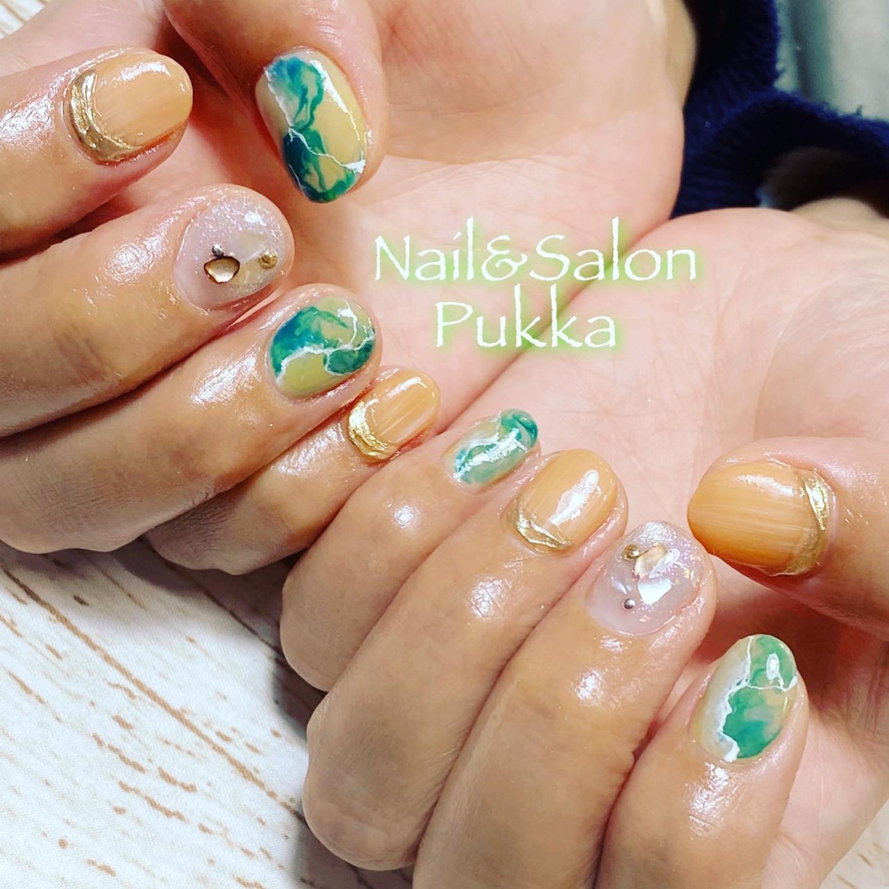 春 夏 オールシーズン 入学式 ハンド Nail Salon Pukkaのネイルデザイン No ネイルブック