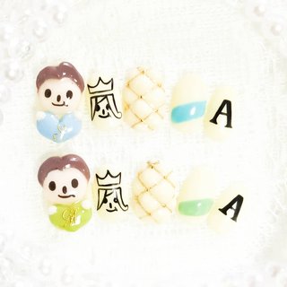 わーーーージャニオタさんと繋がるお時間がまいりましたいっぱい繋がりましょのネイルデザイン ネイルブック