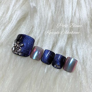 #PetitBlanc#プチブラン #ジェルネイル #トレンドコース #ドルクスジェル #doruxgel #定額デザイン #シンプルデザイン #カジュアルコース #ラグジュアリーコース #平塚ネイルサロン#ジェルスカルプ#長さ出し#長さだし #夏 #フット #ビジュー #マグネット #ミラー #クリア #ブルー #ジェルネイル #ネイルチップ #__kazuki_nail.. #ネイルブック
