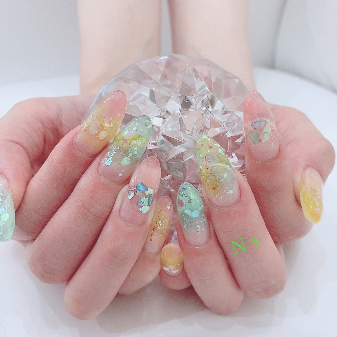 春 夏 梅雨 女子会 ハンド N エヌプラス Nail Salonのネイルデザイン No ネイルブック