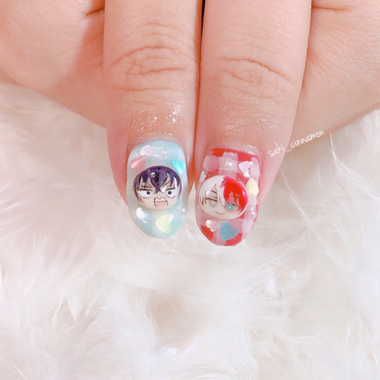 Unique Anime Nail Designs with 3D Nail Parts: A Creative