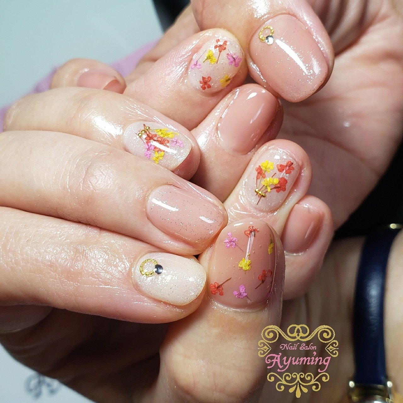 春 夏 オフィス ハンド シンプル Ayumingnailのネイルデザイン No ネイルブック