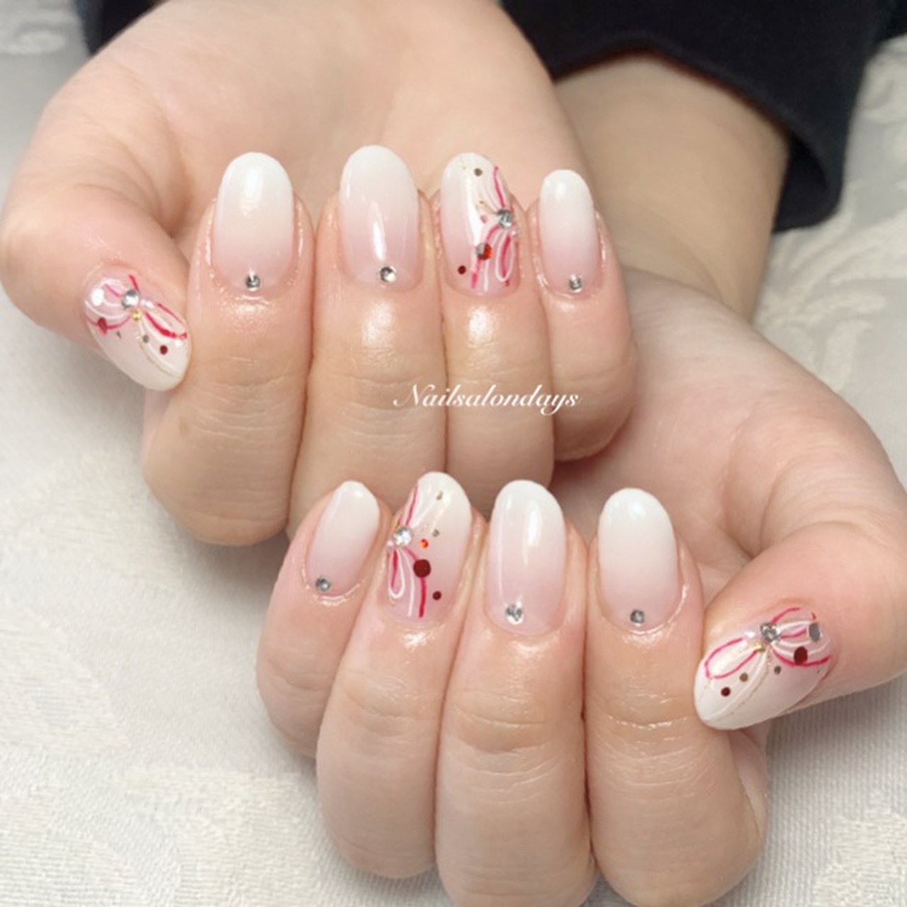 春 夏 浴衣 ブライダル ハンド Nail Salon Daysのネイルデザイン No ネイルブック