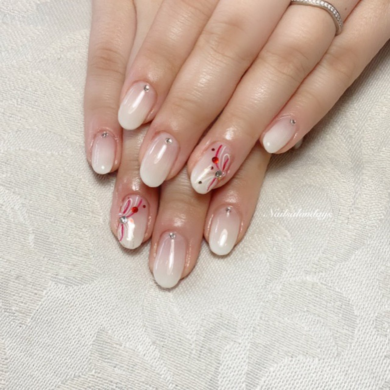 春 夏 浴衣 ブライダル ハンド Nail Salon Daysのネイルデザイン No ネイルブック