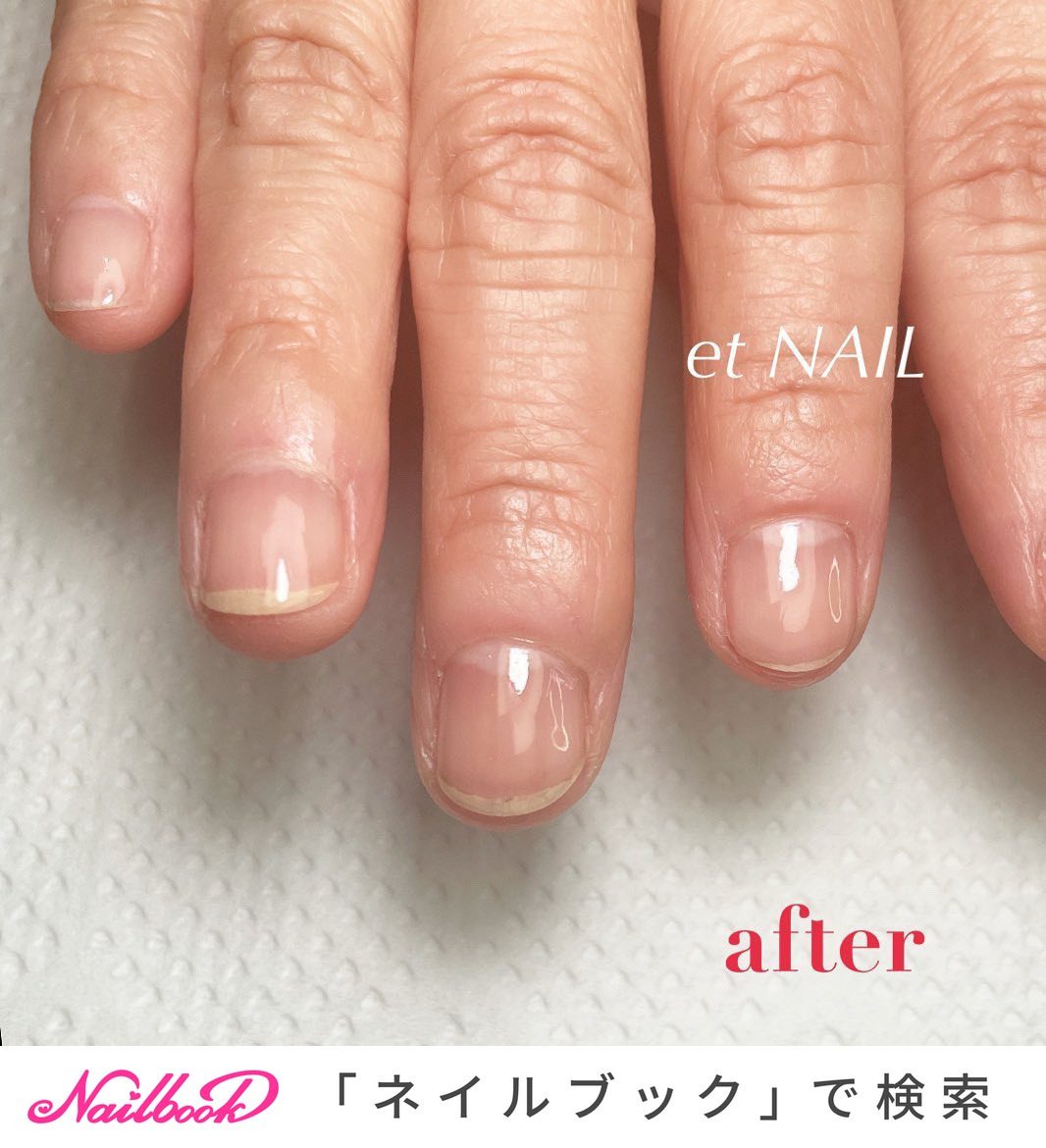 春 クリア マニキュアのネイルデザイン ネイルブック