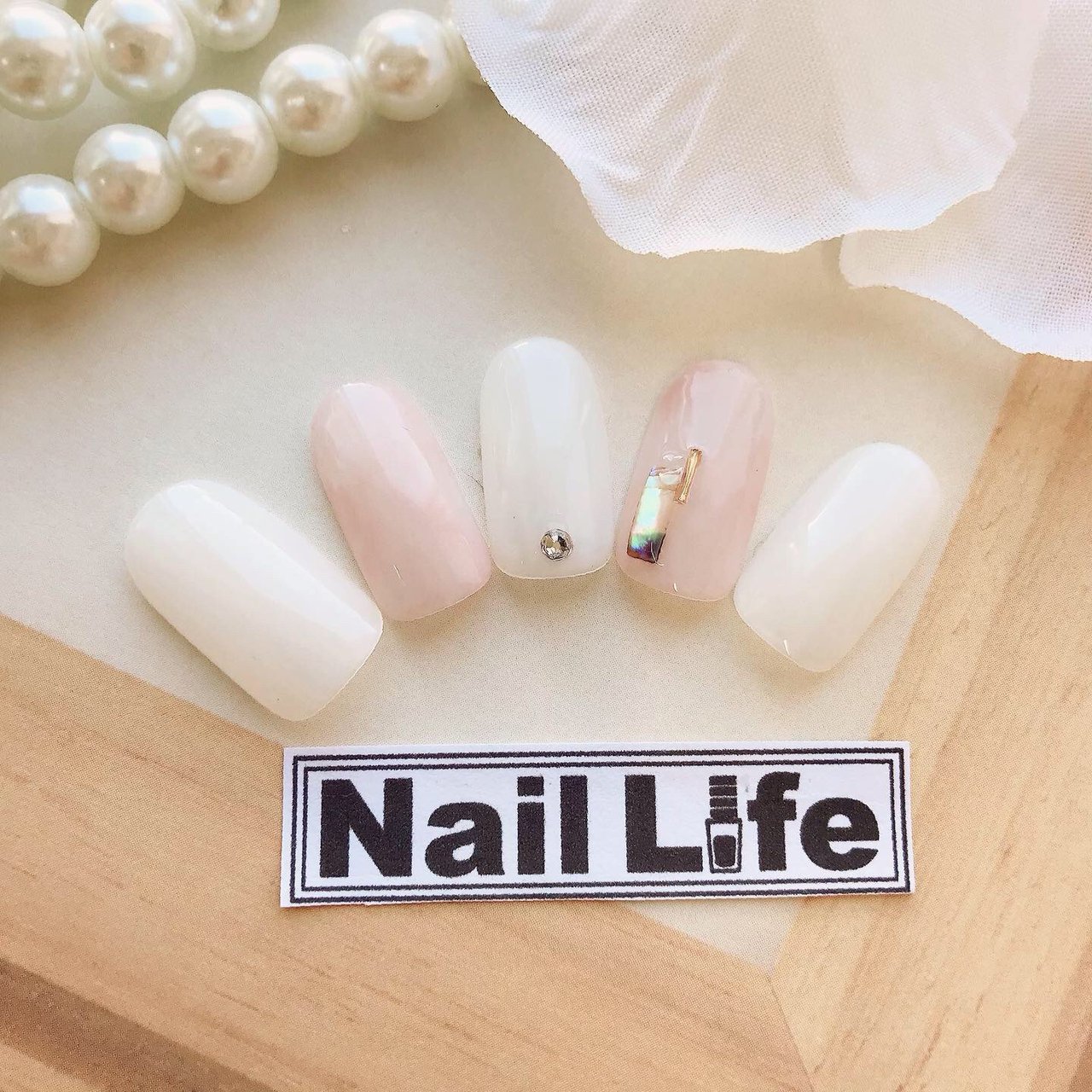 春 オールシーズン オフィス デート ハンド ネイル ライフのネイルデザイン No ネイルブック