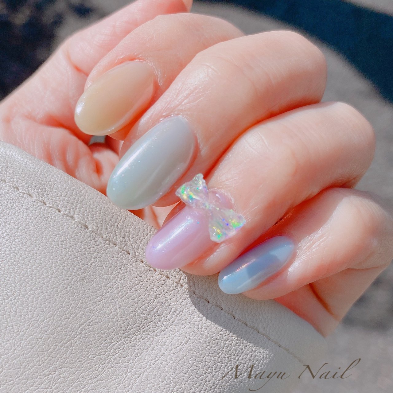 春 リゾート デート ハンド シンプル Mayu Nailのネイルデザイン No ネイルブック