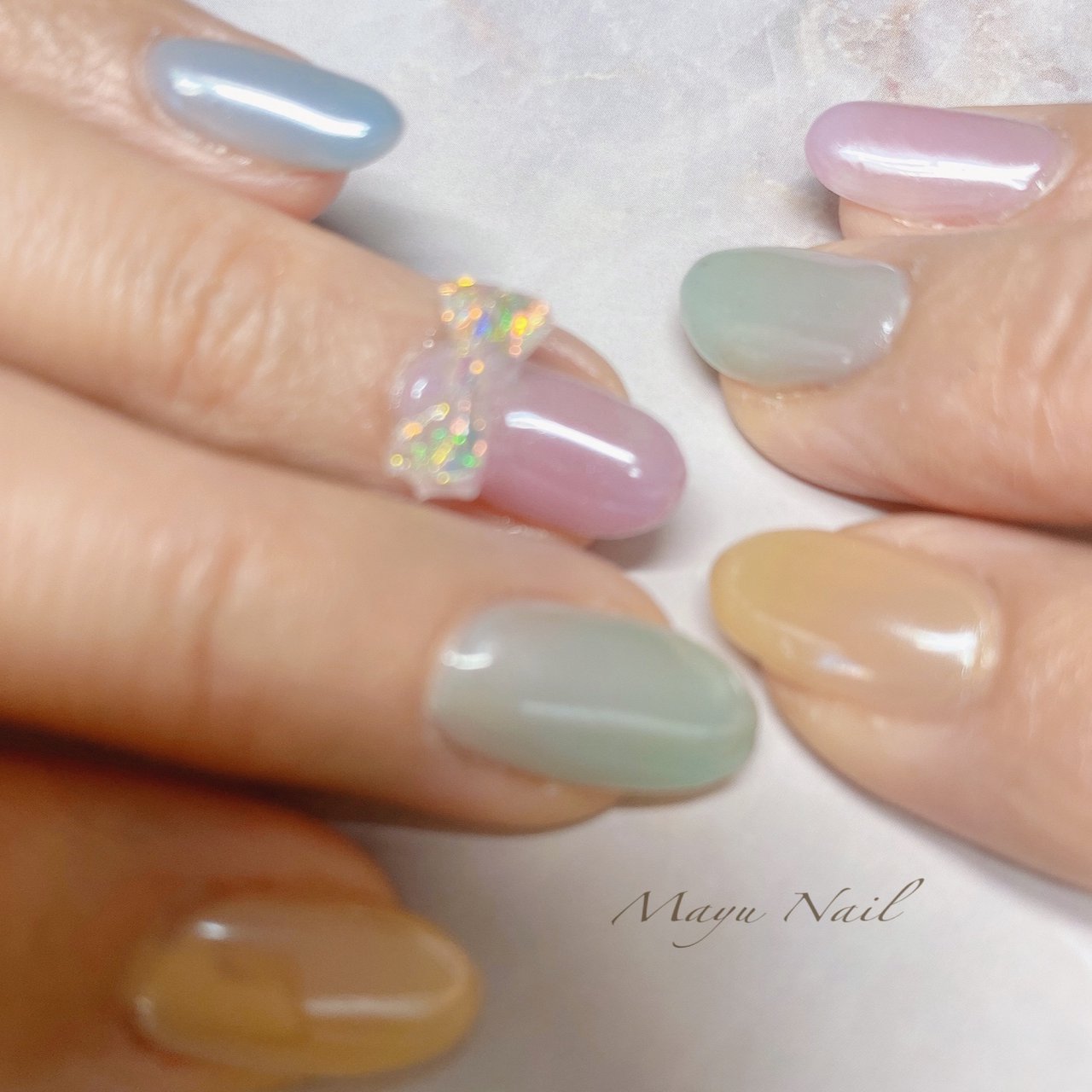 春 リゾート デート ハンド シンプル Mayu Nailのネイルデザイン No ネイルブック