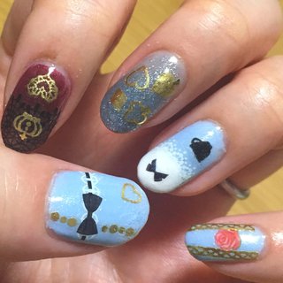人気順 不思議の国のアリスのネイルデザイン ネイルブック