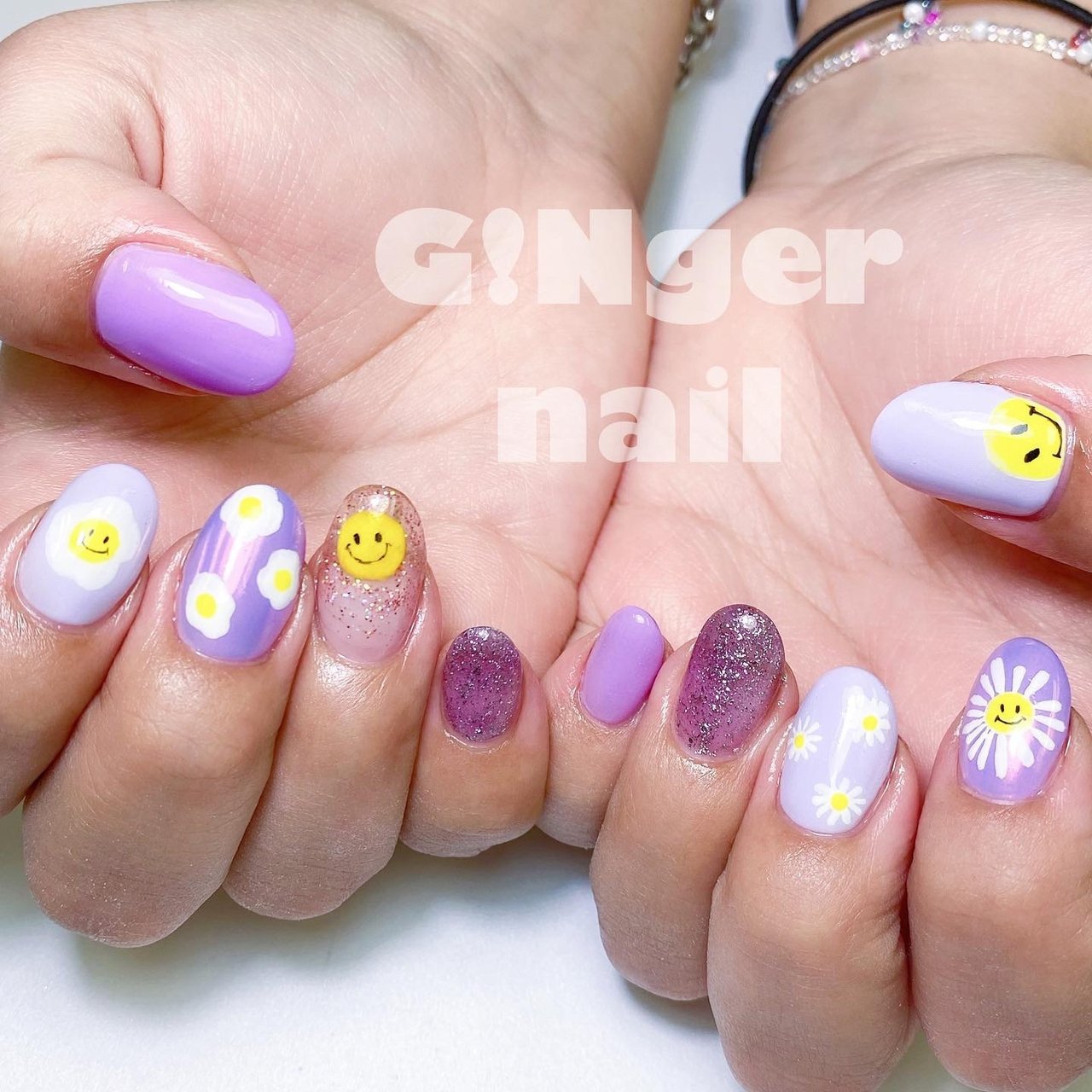 春 夏 ライブ スポーツ ハンド Ginger Nail 代々木 ジンジャーネイルのネイルデザイン No ネイルブック