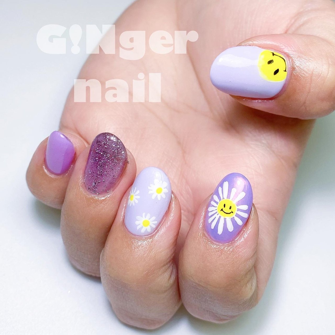 春 夏 ライブ スポーツ ハンド Ginger Nail 代々木 ジンジャーネイルのネイルデザイン No ネイルブック