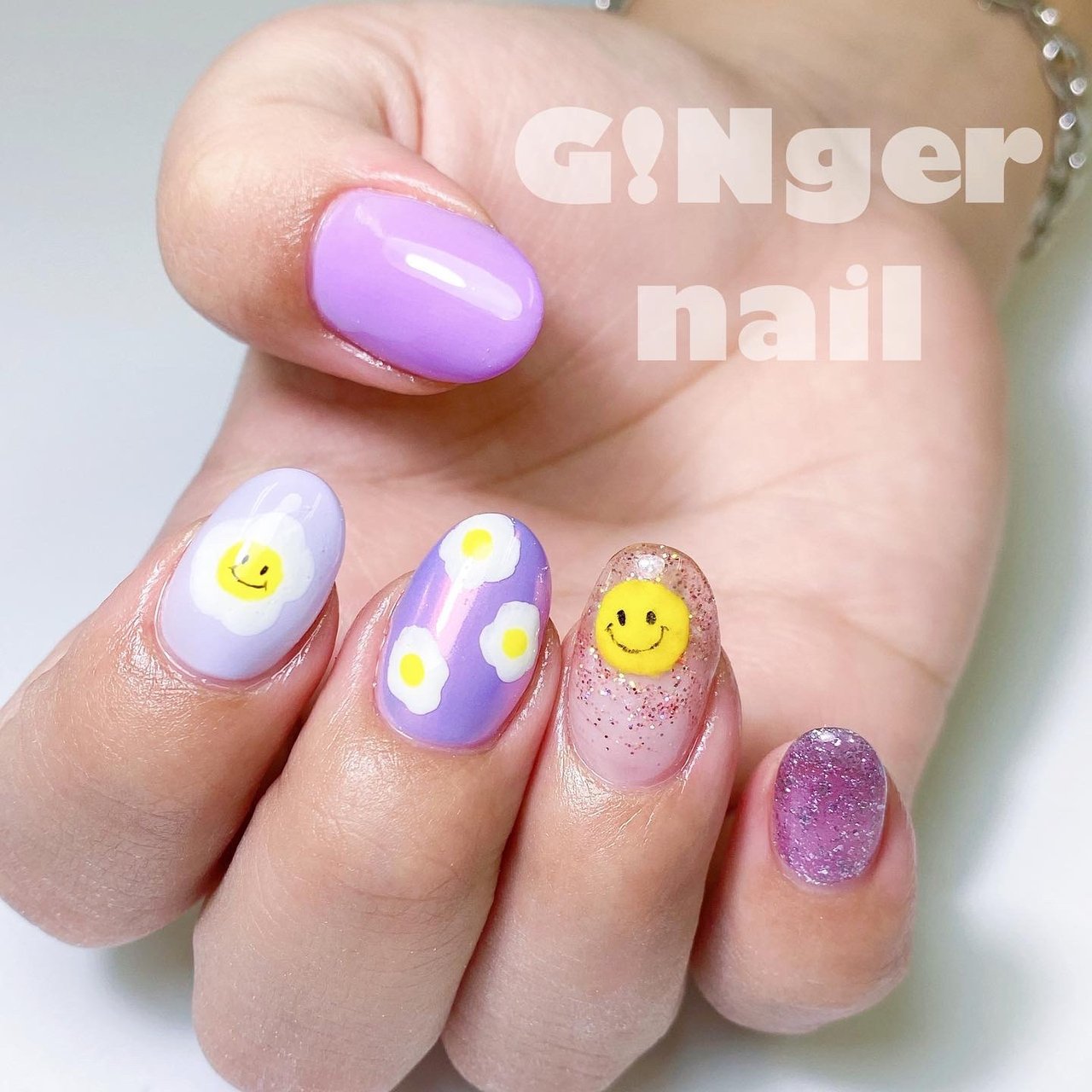 春 夏 ライブ スポーツ ハンド Ginger Nail 代々木 ジンジャーネイルのネイルデザイン No ネイルブック