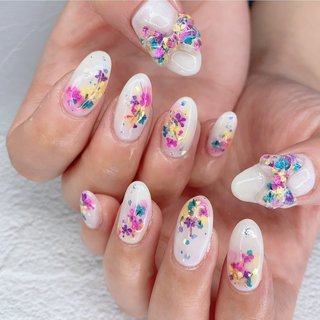 レジンのネイルデザイン ネイルブック